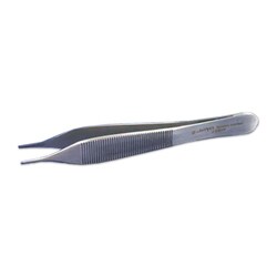 Med Vet International&nbsp;Adson Dressing Forceps, German, 4.75in, J0092BXW, Each