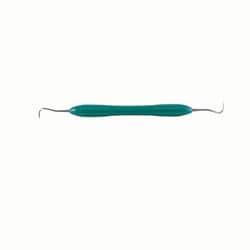 Med Vet International&nbsp;Silicon Dental Sickle Sc Scaler Double End Green, J0041JAS, Each