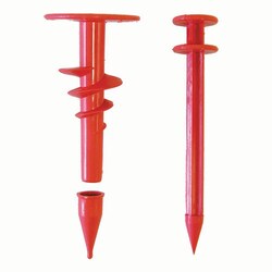 Med Vet International&nbsp;Corkscrew Trocar with Plastic Stylet, J0040F