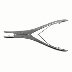 Med Vet International&nbsp;Ruskin Rongeur, Curved, 4mm bite, 18cm (7