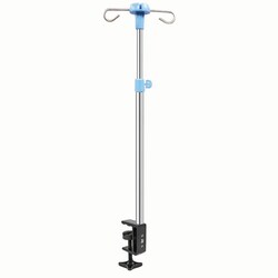 Med Vet International&nbsp;Uni-Pole Clamping IV Pole, J1576A, Each
