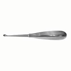 Med Vet International&nbsp;Bone Curette Oval #0, 7mm x 8mm, J0222, Each