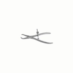 Med Vet International&nbsp;Reduction Forceps, Serrated Jaws, J0159RF, 16cm, Each