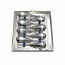 Med Vet International&nbsp;Dental Elevators/Periodontal Ligament Knives Sterilization Cassettes - 4 Instruments, J1512, Each