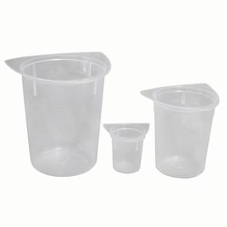 Med Vet International&nbsp;3 Corner Beaker, 50ml, J0168, 10 pack