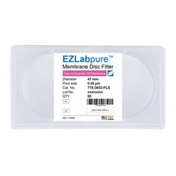 Foxx Life Sciences&nbsp;EZLabpure&trade; Cellulose Nitrate CN Hydrophilic Membrane Filters, 0.45µm, 47mm Diameter Membrane Filter Discs, Non Sterile, 50/PK