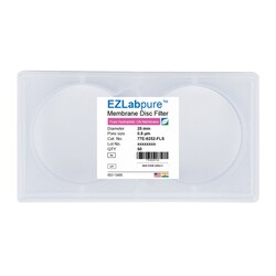 Foxx Life Sciences&nbsp;EZLabpure&trade; Cellulose Nitrate CN Hydrophilic Membrane Filters, 0.8µm, 25mm Diameter Membrane Filter Discs, Non Sterile, 50/PK