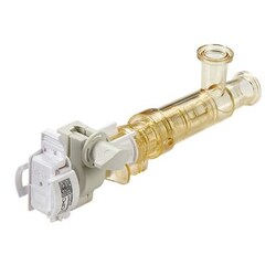 Cole-Parmer&nbsp;CPC (Colder) AseptiQuik STC II Quick-Disconnect Fitting, Genderless Sanitary Adapter with AseptiQuik S, High-Temperature Polycarbonate, 3/4