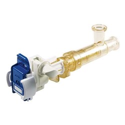 Cole-Parmer&nbsp;CPC (Colder) AseptiQuik STC II Quick-Disconnect Fitting, Genderless Sanitary Adapter with AseptiQuik G, Polycarbonate, 3/4
