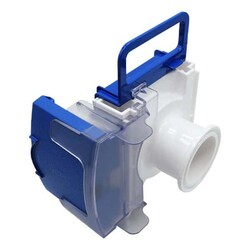 Cole-Parmer&nbsp;CPC (Colder) AseptiQuik W Quick-Disconnect Fitting, High-Flow Large Bore Genderless Sanitary, Polycarbonate, 1-1/2