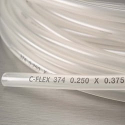 Cole-Parmer&nbsp;C-Flex 374 TPE Tubing, 1/2