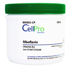 Alkali Scientific&nbsp;Riboflavin [Vitamin B2], 500 G