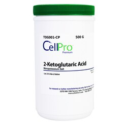 Alkali Scientific&nbsp;2 Ketoglutaric Acid Monopotassium Salt, 500 Grams