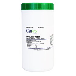 Alkali Scientific&nbsp;Luria Broth [Miller's LB] 1 Liter Buffered Capsules, 40 Capsules of 25 Grams, 1 Kg