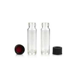 Alkali Scientific&nbsp;4mL High Recovery Vial Clear Glass 15x51mm Flat Base 13 425 Screw Thread, 100/Pk
