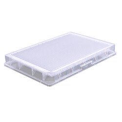 Alkali Scientific&nbsp;CellPro&trade; 1536 Well Clear Square ELISA Plate, 10/Pk, 40/Case, High Bind/ Sterile/with Clear Cover