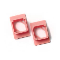 Alkali Scientific&nbsp;Disposable Histology Embedding Rings with Dispenser Box, Green, 500/Pk