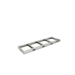 Alkali Scientific&nbsp;Stainless Steel Canister Frames for BAXTER/FENWAL Blood Bag # 4R 2111 (4 Canisters)