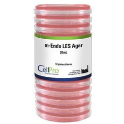 Alkali Scientific&nbsp;m Endo LES Agar 20mL 60x15mm, 10/Pk