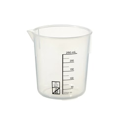 Alkali Scientific&nbsp;Low Form Beaker with Printed Graduations, and Anti Slip Base, Stackable, Polypropylene, 600mL, 24/Case