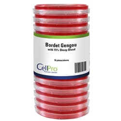 Alkali Scientific&nbsp;Bordet Gengou w/15% Sheep Blood 20mL Plate, 10/Pk