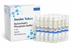 Alkali Scientific&nbsp;Butterfield’s Phosphate Buffer Sampling Tube, 5mL (Swube Tube), Sterile, 100/Case