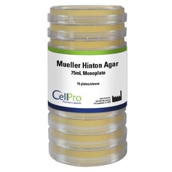 Alkali Scientific&nbsp;Mueller Hinton Agar 75mL Monoplate, 10/Pk