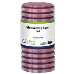 Alkali Scientific&nbsp;MacConkey Agar 20mL Plates, 10/Pk