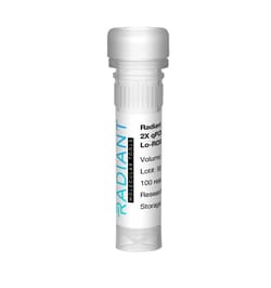 Alkali Scientific&nbsp;Radiant&trade; Green qPCR 2x qPCR Blue Mix, 500 Reactions, 5 x 1.0mL, Separate ROX
