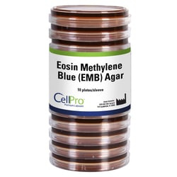 Alkali Scientific&nbsp;Eosin Methylene Blue (EMB) Agar, 15x100mm, 10/pk