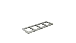 Alkali Scientific&nbsp;Stainless Steel Canister Frames for BAXTER/FENWAL Blood Bag # 4R 9953 & 4R 5461 (3 Canisters)