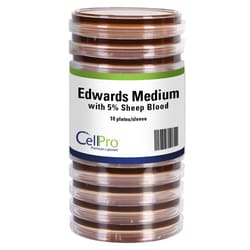 Alkali Scientific&nbsp;Edwards Medium with 5% Sheep Blood, 20mL Plates, 10/Pk