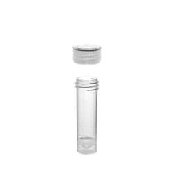 Alkali Scientific&nbsp;SureSeal&trade; Transport Tubes, with O Ring Sealing Cap, 1000/Cs, 5mL, Separately Packaged O Ring