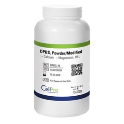 Alkali Scientific&nbsp;CellPro&trade; DPBS, Powder, Without Calcium & Magnesium, 10L