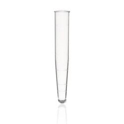 Alkali Scientific&nbsp;CellPro&trade; 10mL Plain Top Centrifuge Tube, Non Graduated, Conical Bottom (V), Non Skirted, External Rim, Bulk Bagged, Polystyrene (PS), 500/Pk