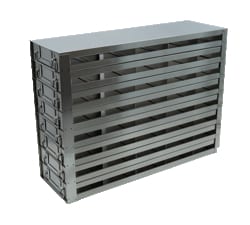 Alkali Scientific&nbsp;Upright Freezer Rack for 25 Place Slide Boxes, 5 x 8 Configuration, 40 Box Capacity