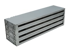 Alkali Scientific&nbsp;Upright Freezer Rack for 25 Place Slide Boxes, 6 x 4 Configuration, 24 Box Capacity