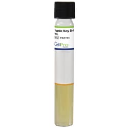 Alkali Scientific&nbsp;Tryptic Soy Broth, 13x100mm, Screw Cap, 10/Pk, 4.5mL, Plastic