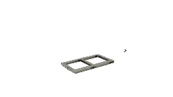 Alkali Scientific&nbsp;Stainless Steel Canister Frames for CHARTERMED Blood Bag # 7005 2, 7303 2 & 7039 2 (2 Canisters)