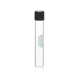 Alkali Scientific&nbsp;CellPro&trade; Screw Cap Culture Tubes with Phenolic Caps and White Marking Area, Flat Bottom, PTFE (Teflon) Faced Liner, 34mL, 20x150mm, 100/Pk