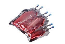 Alkali Scientific&nbsp;GMP Cell Expansion Bags with Needle Valves, Closed System Design, Individually Wrapped, Sterile, 1.5L, 5/Pk