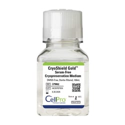 Alkali Scientific&nbsp;CryoShield Gold&trade; Serum Free Cryopreservation Medium, DMSO Free, Sterile Filtered, 100mL