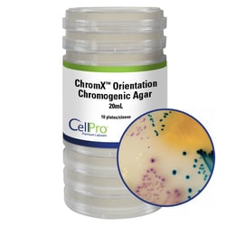Alkali Scientific&nbsp;ChromX&trade; Orientation Chromogenic Agar, 20 mL, 10/Pk