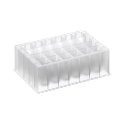 Alkali Scientific&nbsp;24 Well Deep Well Plate, For Kingfisher&trade; Platforms, V Bottom, Square Well, Polypropylene, RNase and DNase Free, 5/Pk, 50/Case