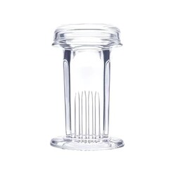 Alkali Scientific&nbsp;Hellendahl Glass Staining Jar with Glass Lid, 9 Slide Capacity, for 25×75 mm Slides, 1/Pk