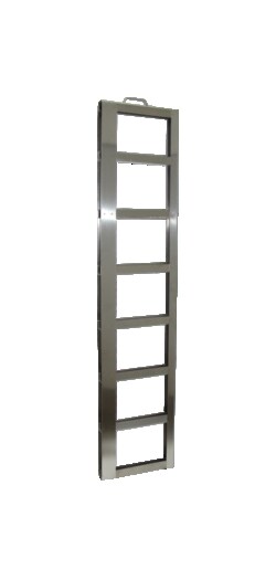 Alkali Scientific&nbsp;Stainless Steel 7 High Frame for C 50 Canisters