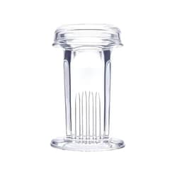 Alkali Scientific&nbsp;Hellendahl Glass Staining Jar with Glass Lid, 9 Slide Capacity, for 25×75 mm Slides, 20/Case
