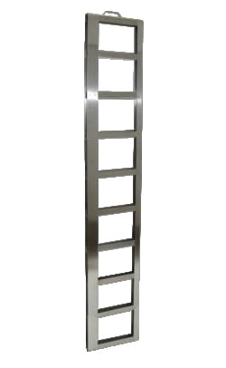 Alkali Scientific&nbsp;Stainless Steel 9 High Frame for C 50 Canisters