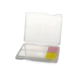 Alkali Scientific&nbsp;Microscope Slide Mailer for 2 Slides, Horizontal Style, Polypropylene, Clear (Natural), 100/Pk