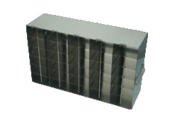 Alkali Scientific&nbsp;Upright Freezer Racks for 96 Deep Well Microtiter Plates and Microtube Racks with Locking Rod – Rack Only – 5 x 6, 30 Box Capacity